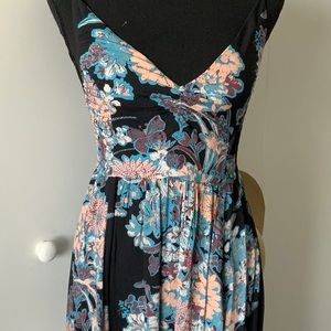 Floral free people maxi dress